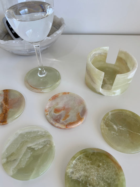 Onyx Coasters (set of 6) - 0.914g