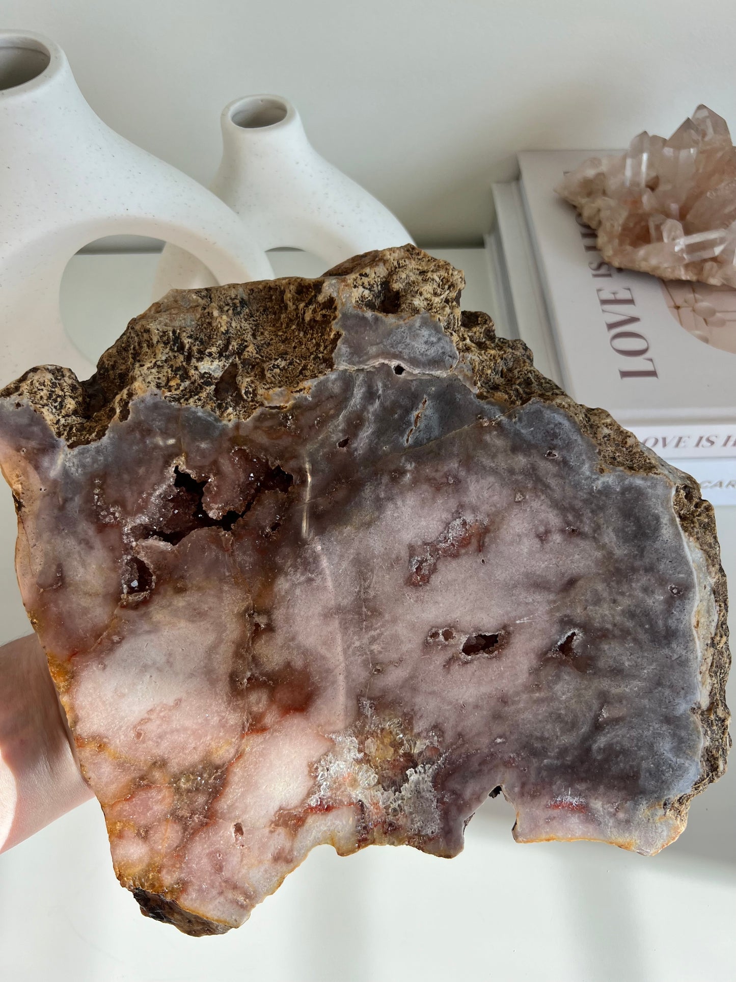 Pink Amethyst Slab - 2.34kg