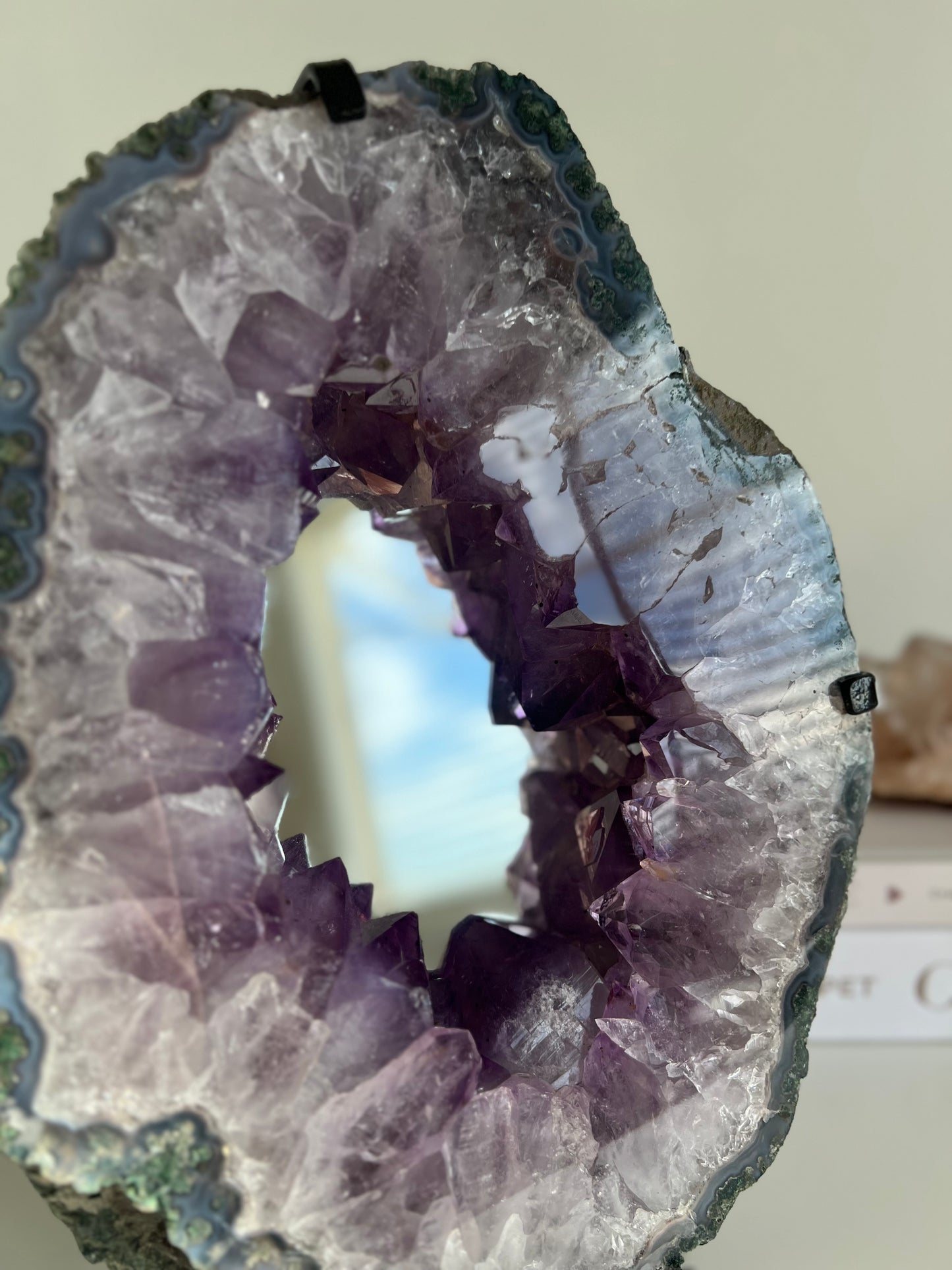 Purple Amethyst Mirror - 3.73kg