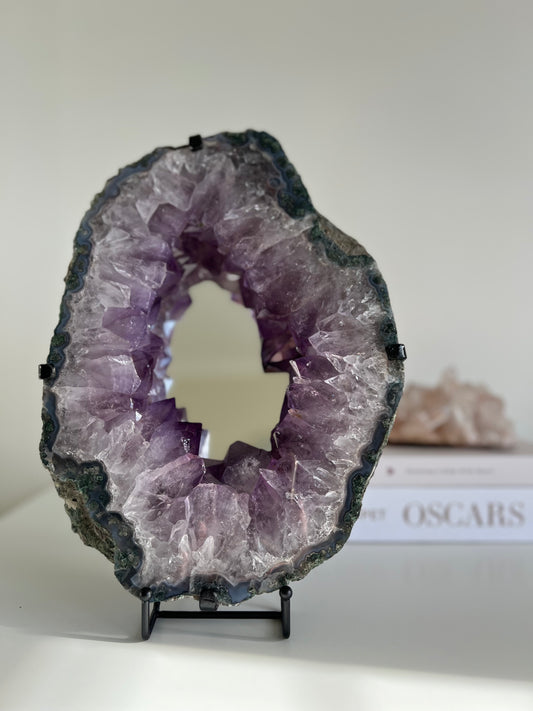 Purple Amethyst Mirror - 3.73kg