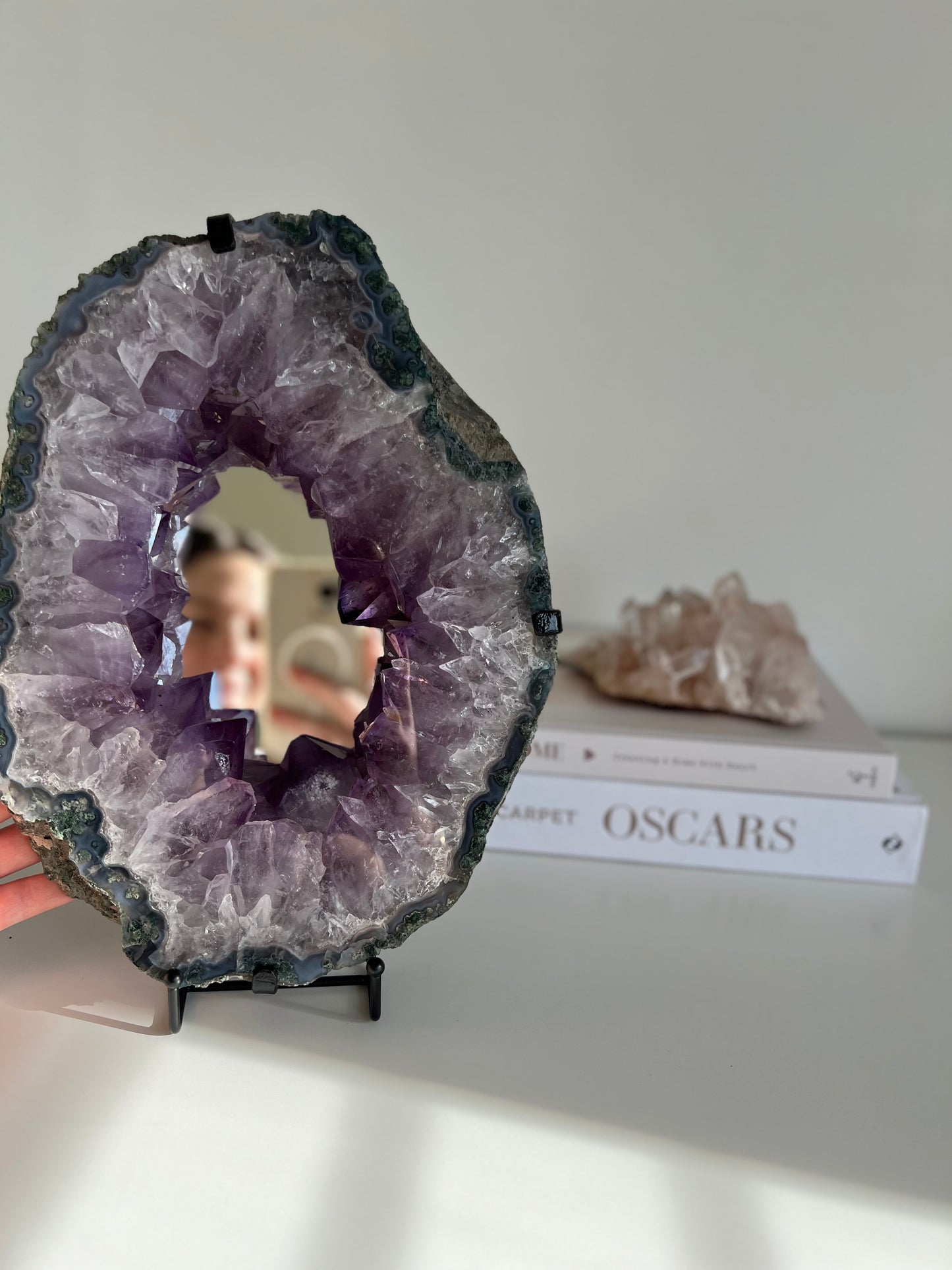 Purple Amethyst Mirror - 3.73kg