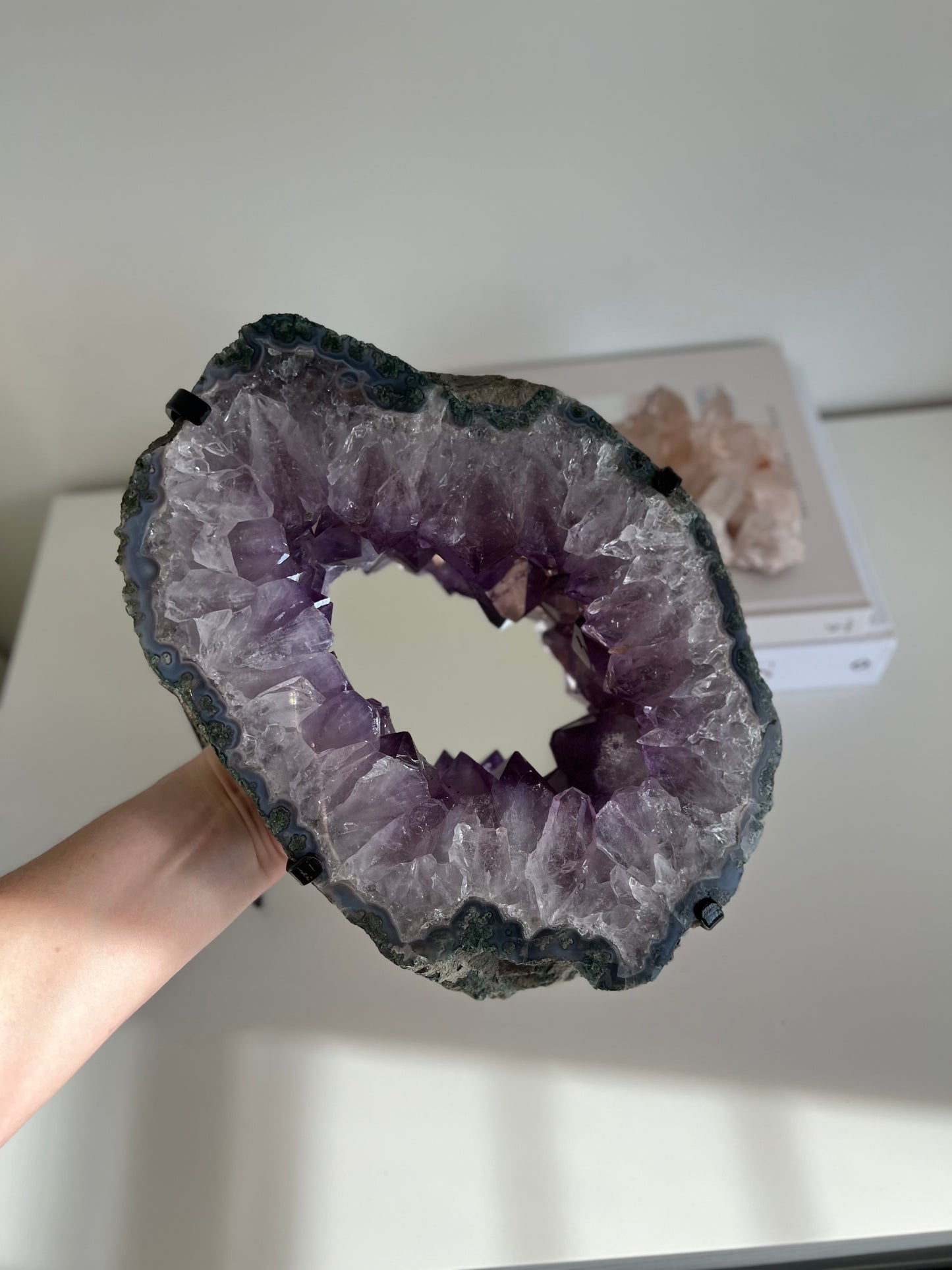 Purple Amethyst Mirror - 3.73kg