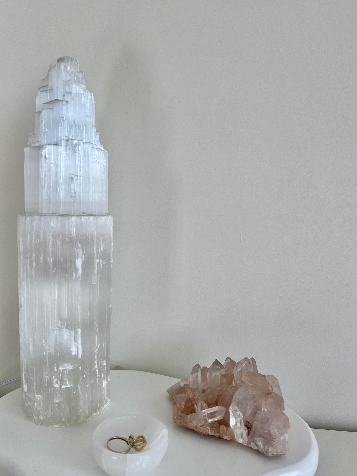 Selenite Lamp - Large - 2.99 kg