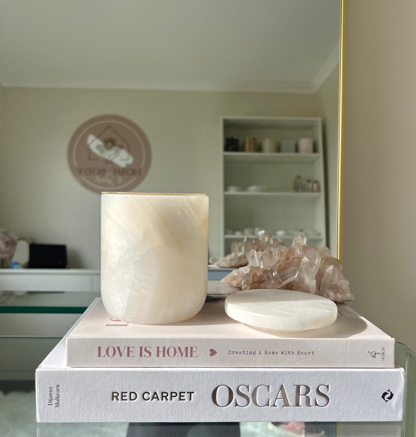 Onyx Candle Holder - White 1.55kg