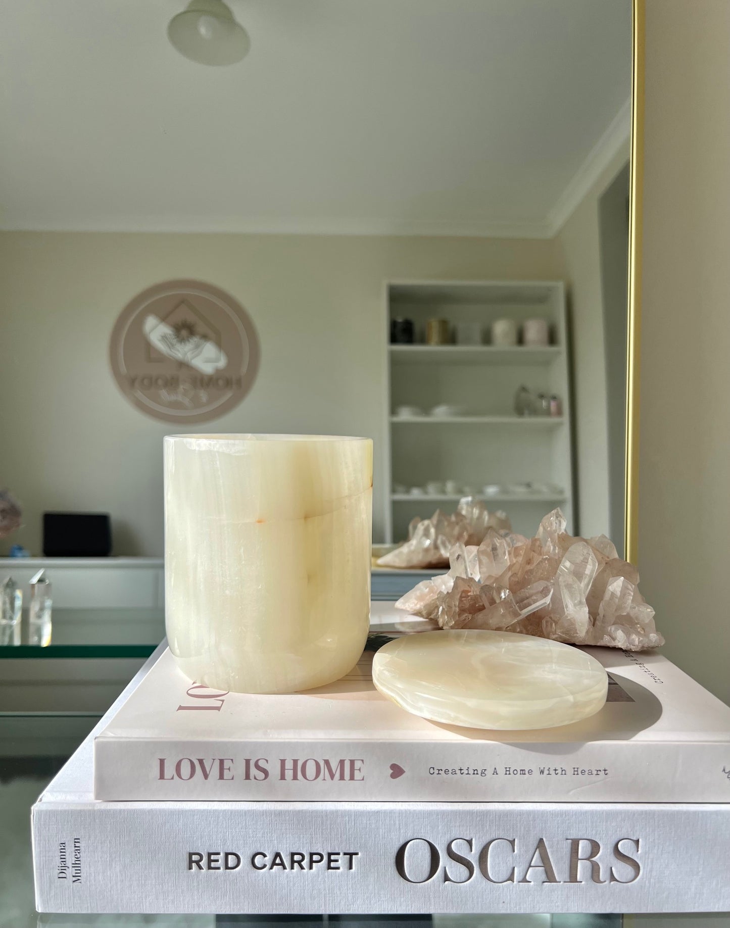 Onyx Candle Holder - Natural 1.55kg