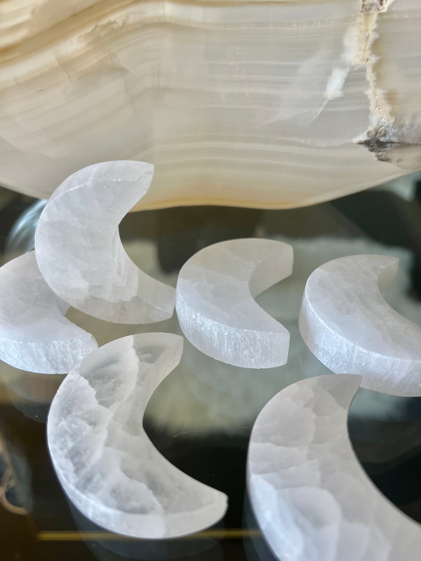 Selenite Moon - 67g