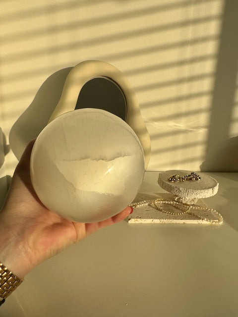 Selenite Sphere - 1.86kg