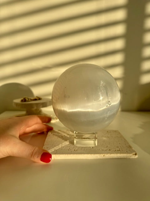 Selenite Sphere - 1.86kg