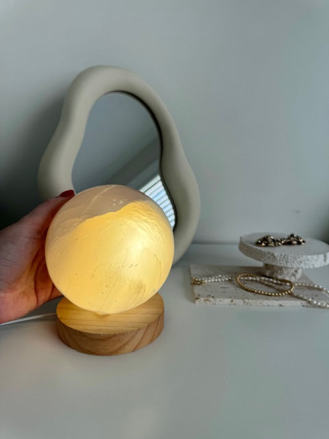 Selenite Sphere - 1.86kg