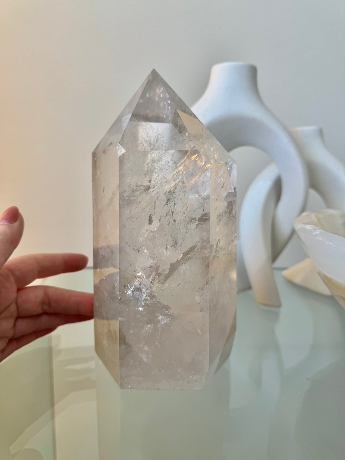 Clear Quartz Tower - 2.09kg