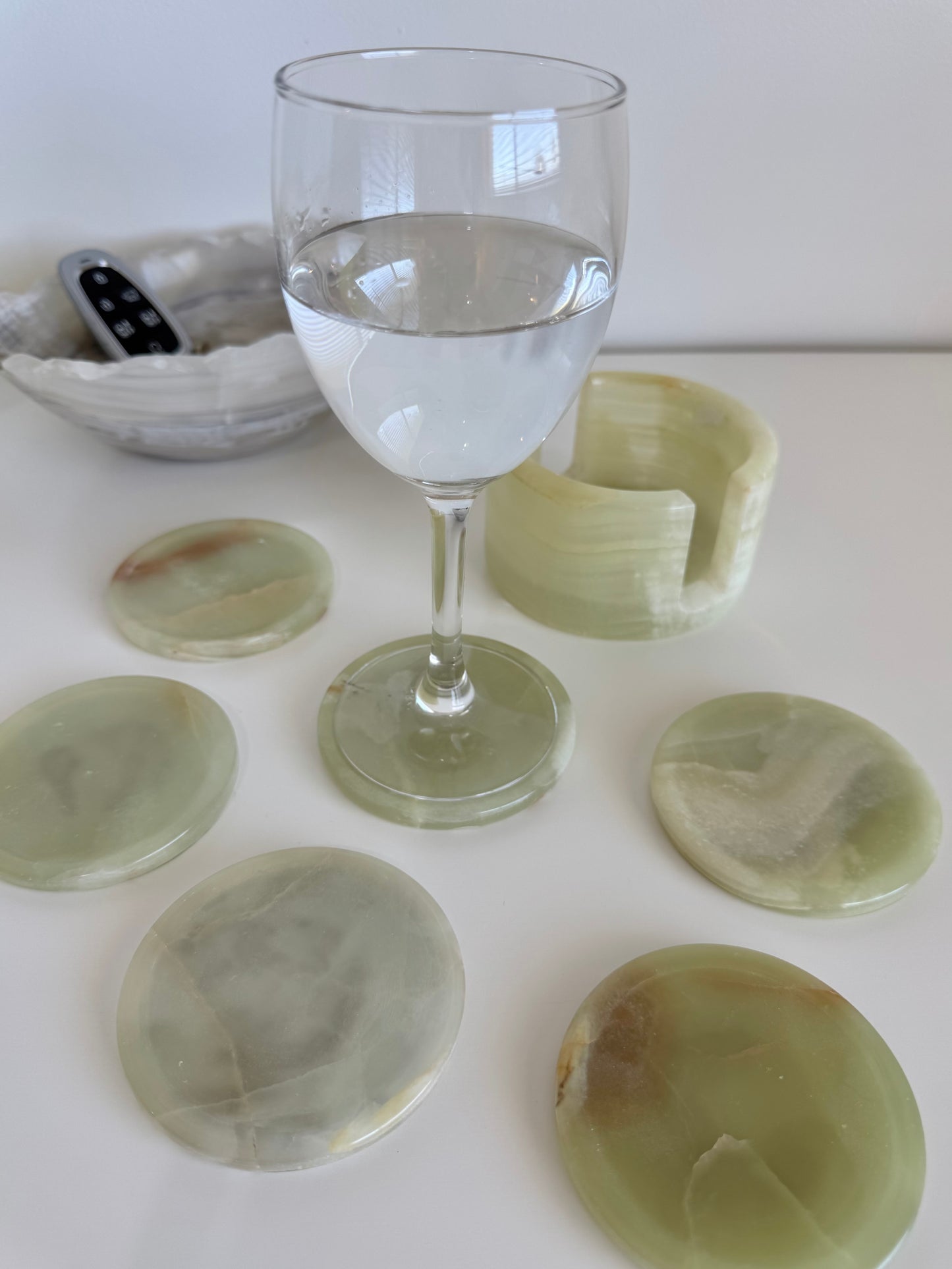 Onyx Coasters (set of 6) - 1.09kg
