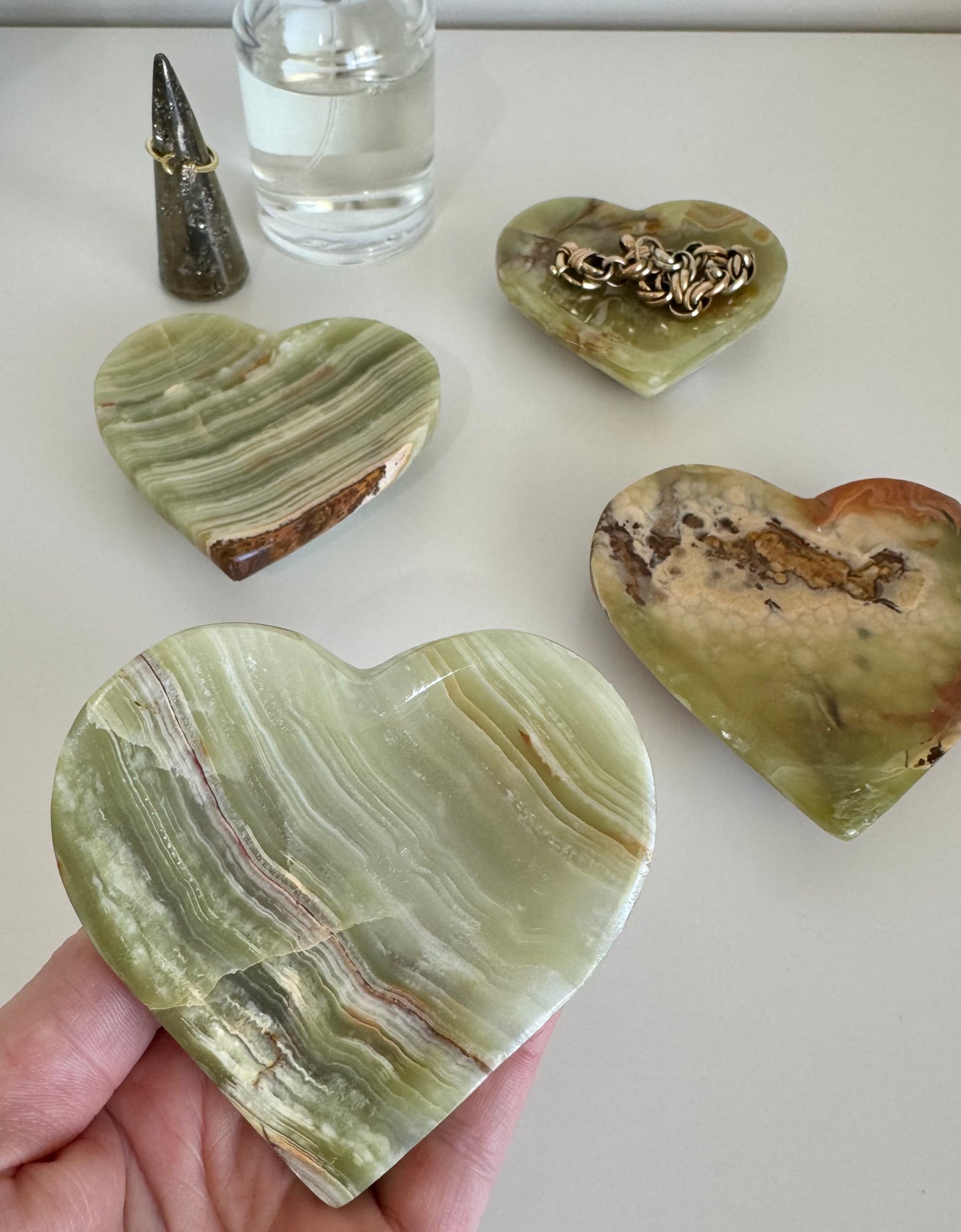 Onyx Mini Heart Dish - 217g