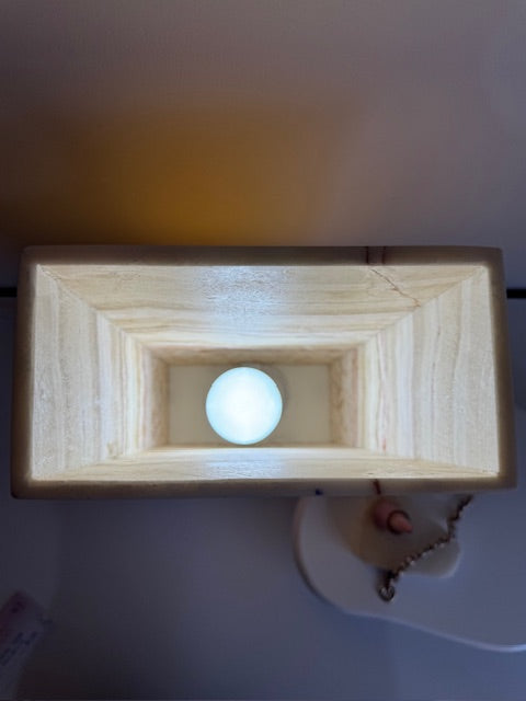 Calcite Lamp - Sunset, Rectangle