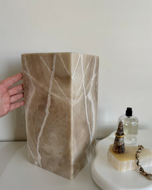 Caramel Calcite Lamp
