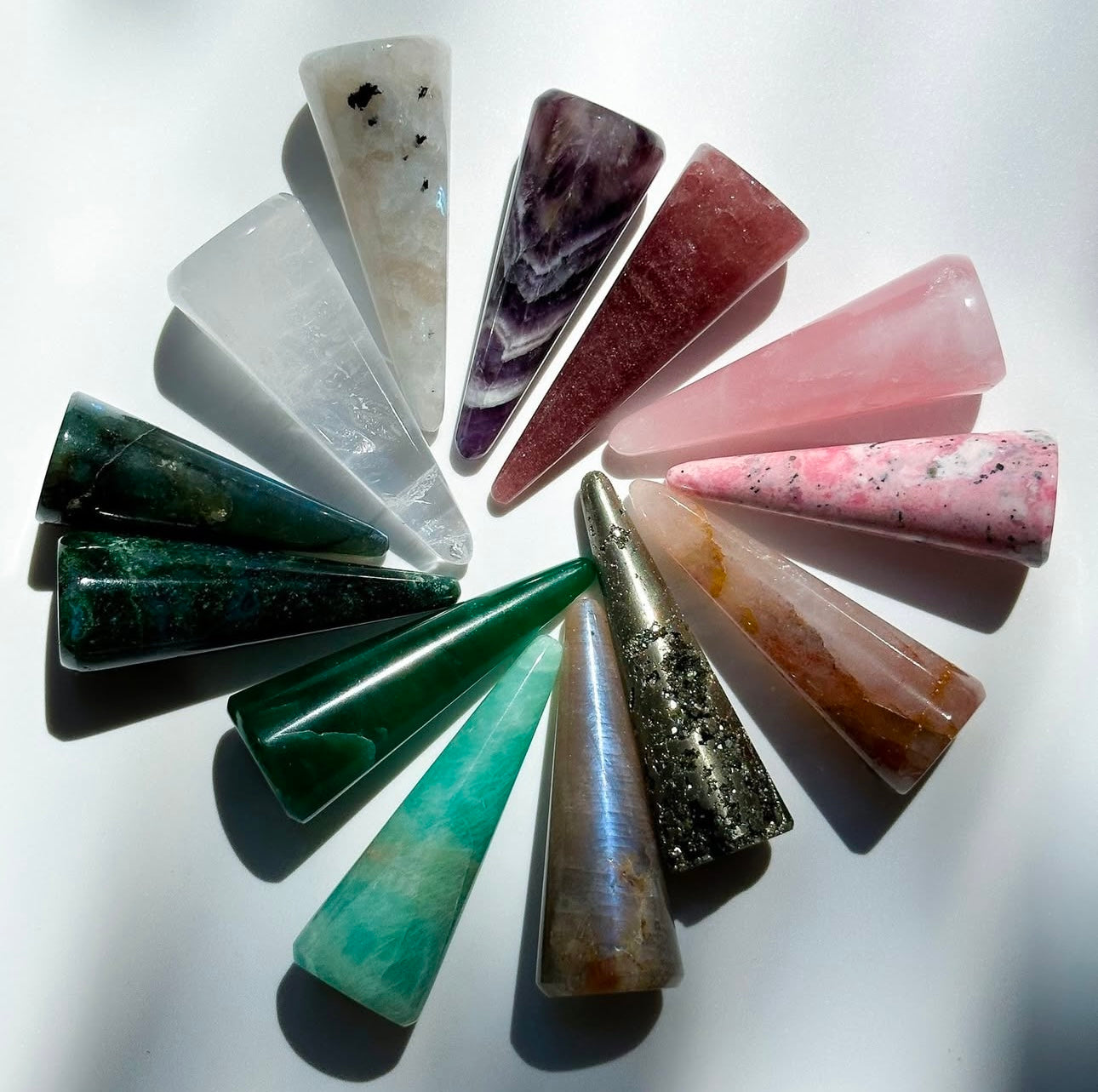 Ring Holder - Green Jade Crystal