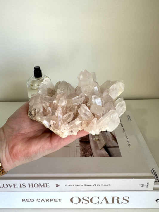 Pink Himalayan Quartz Clustrer