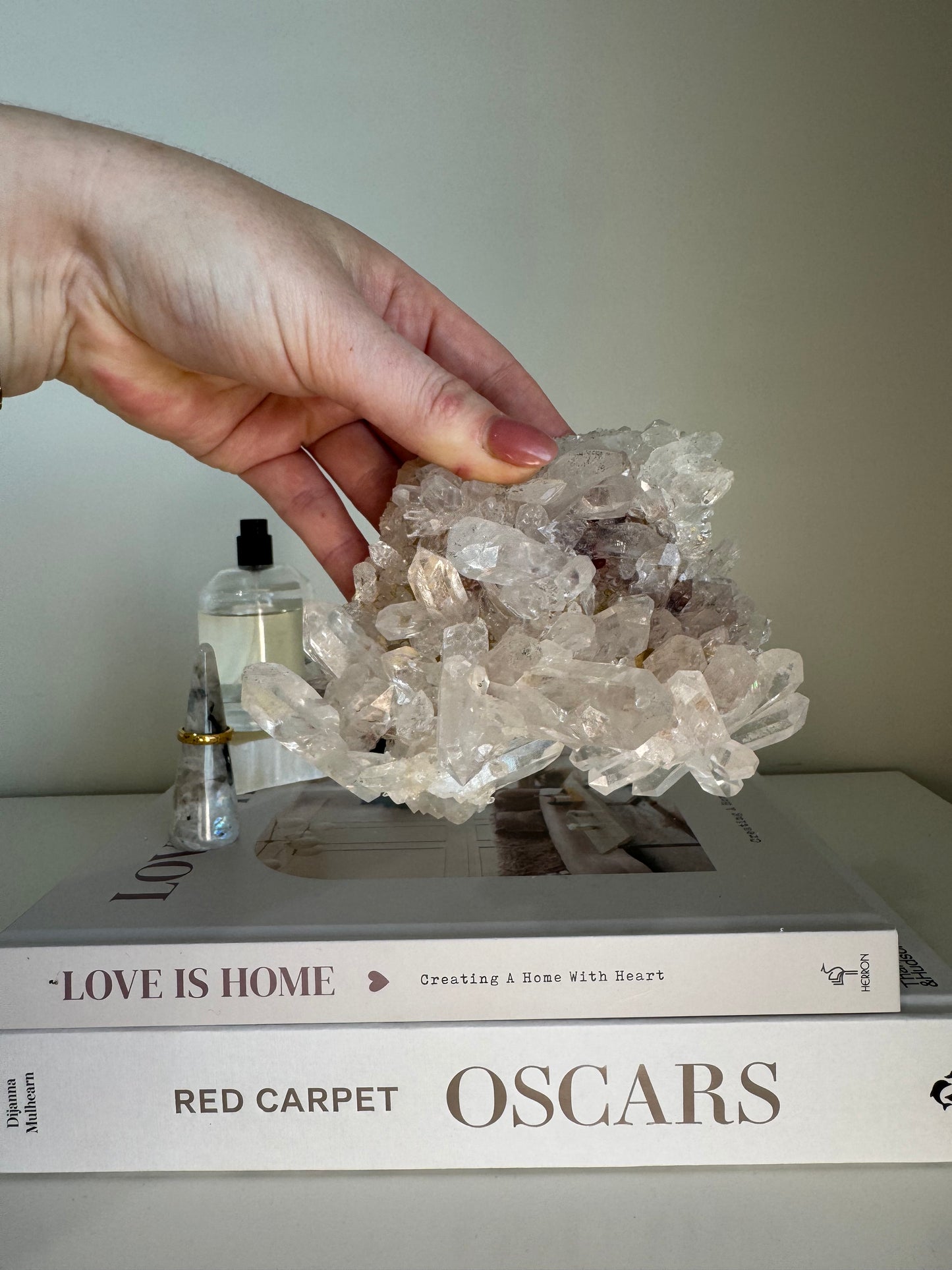 Pink Himalayan Quartz Clustrer