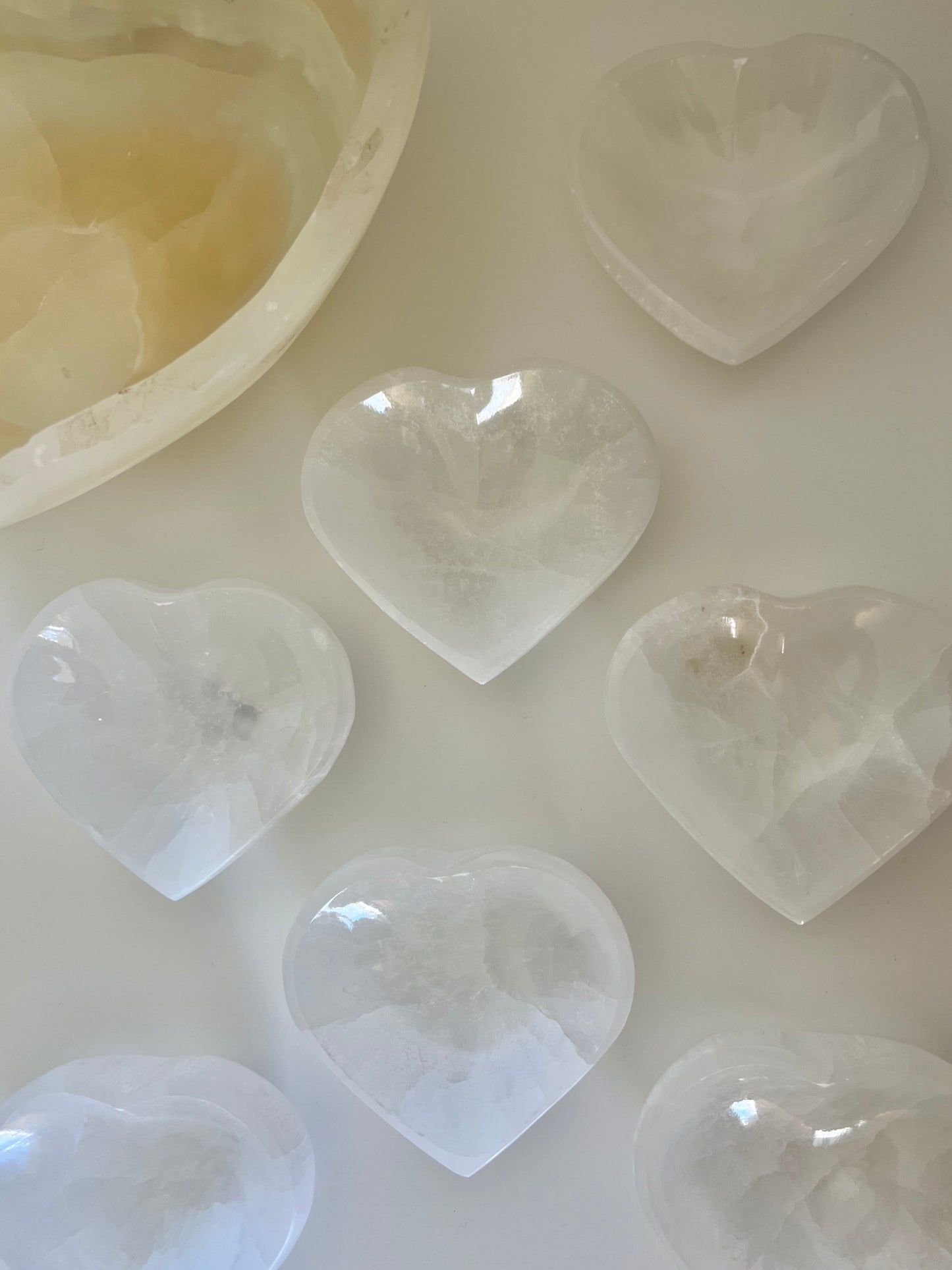 Selenite Heart Bowl - 320g