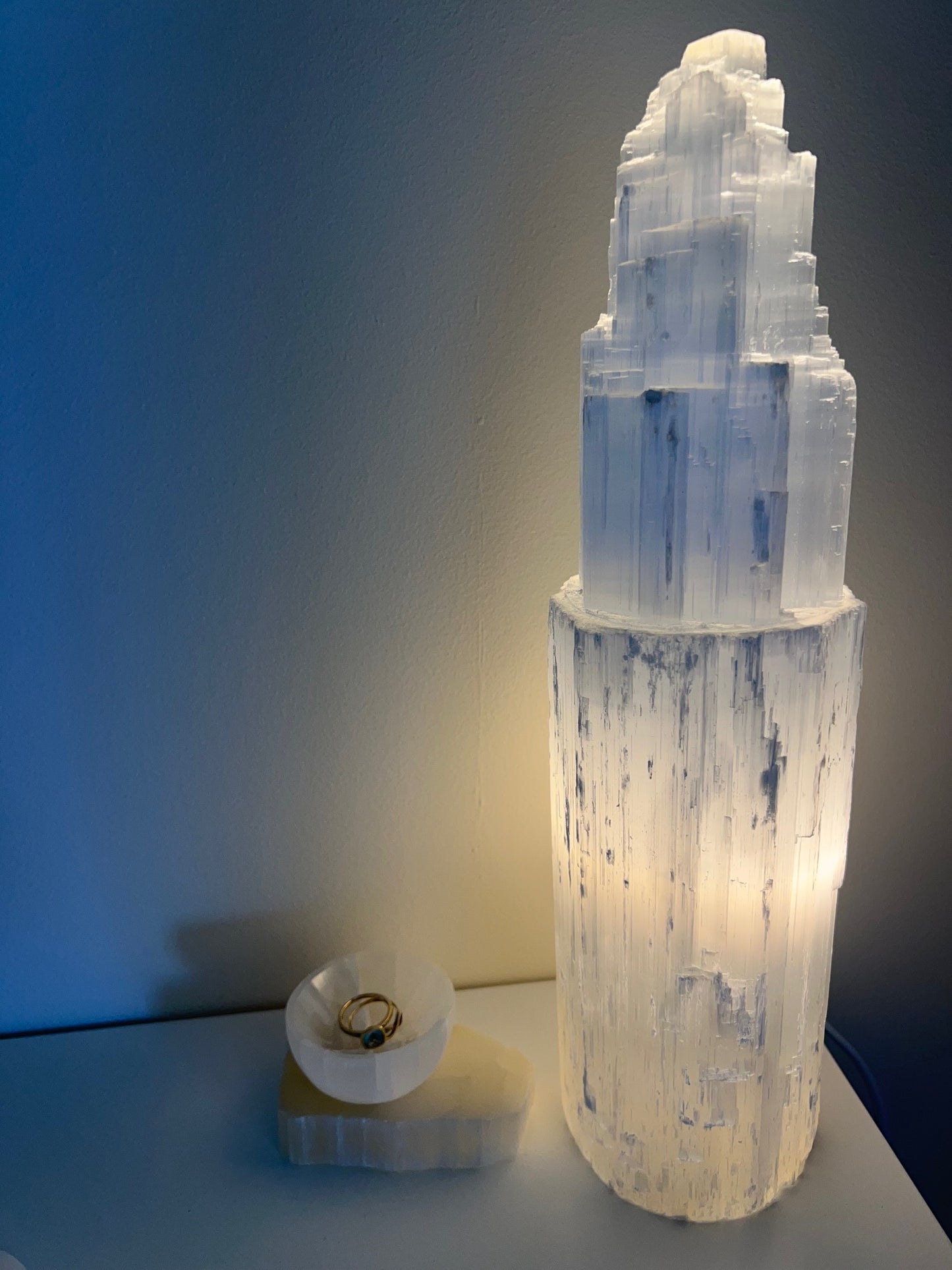 Selenite Lamp - Large - 2.99 kg
