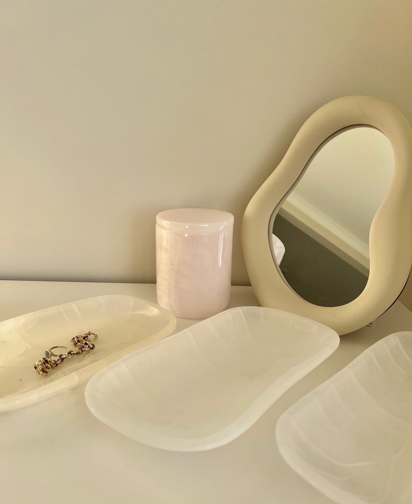 Selenite Platter - 698g