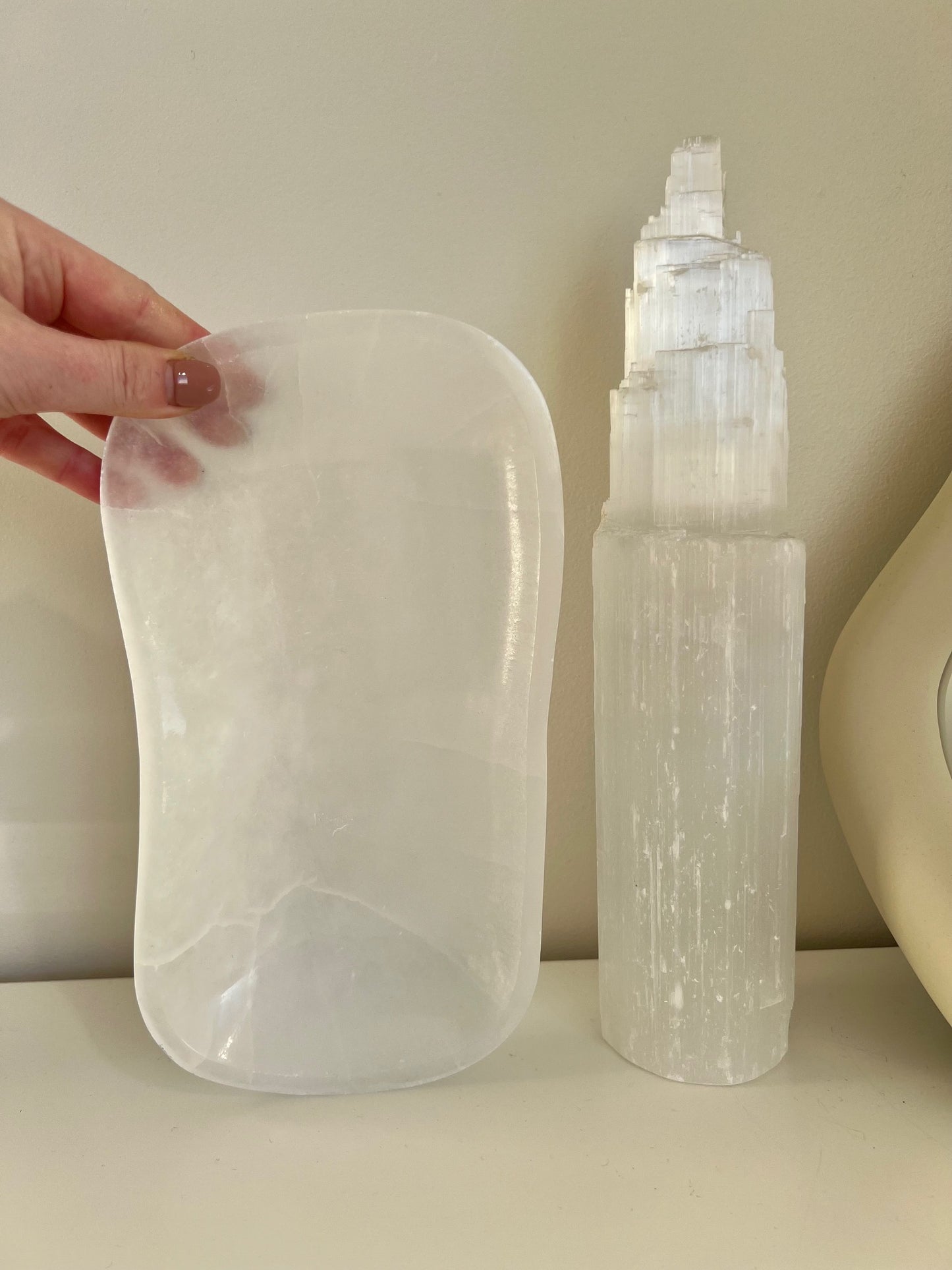 Selenite Platter - 698g