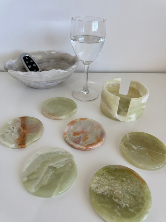 Onyx Coasters (set of 6) - 0.914g