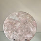 Round Crystal Platter - Rose Quartz 964g