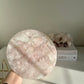 Round Crystal Platter - Rose Quartz 964g