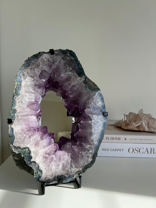 Purple Amethyst Mirror - 3.73kg