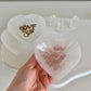 Selenite Heart Bowl - 320g