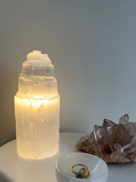 Selenite Lamp - Small - 1.99kg