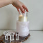 Onyx Candle Holder - Pink 1.55kg
