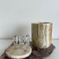Onyx Candle Holder - Green 1.55kg