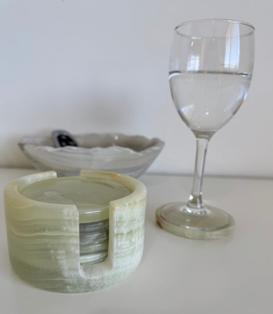 Onyx Coasters (set of 6) - 1.09kg