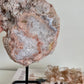 Pink Amethyst Slab on Stand - 2.45kg