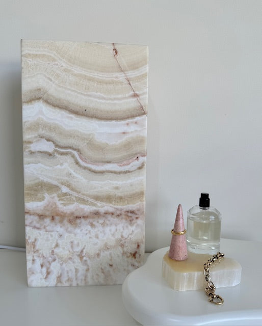 Calcite Lamp - Sunset, Rectangle