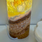 Calcite Lamp - Sunset, round