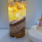 Calcite Lamp - Sunset, round