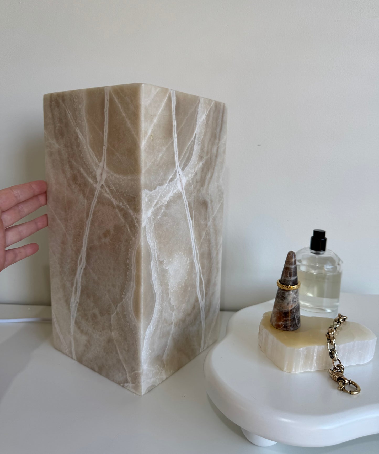 Caramel Calcite Lamp