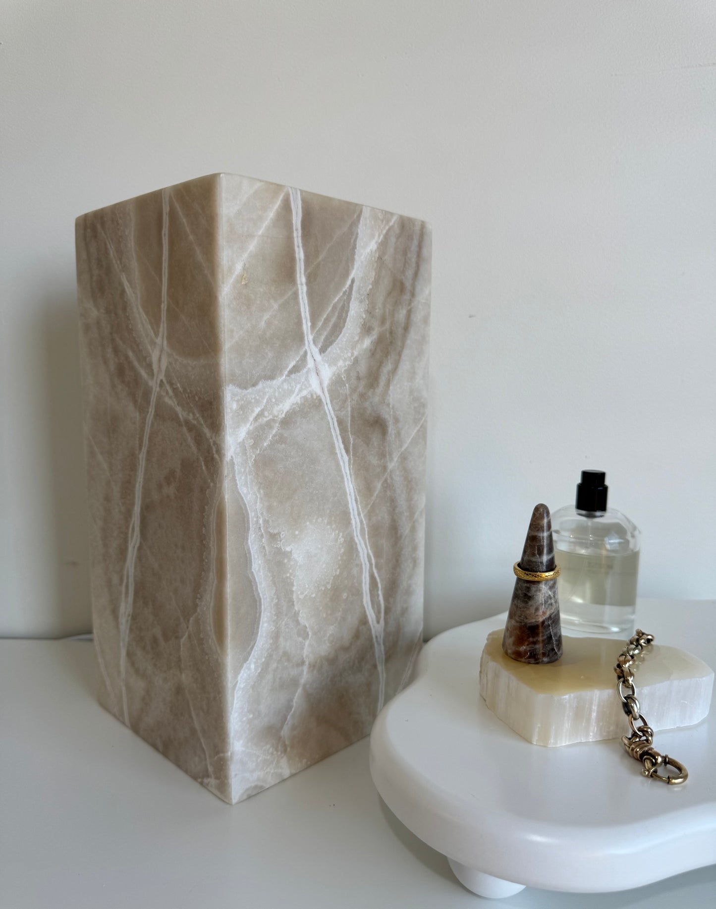 Caramel Calcite Lamp