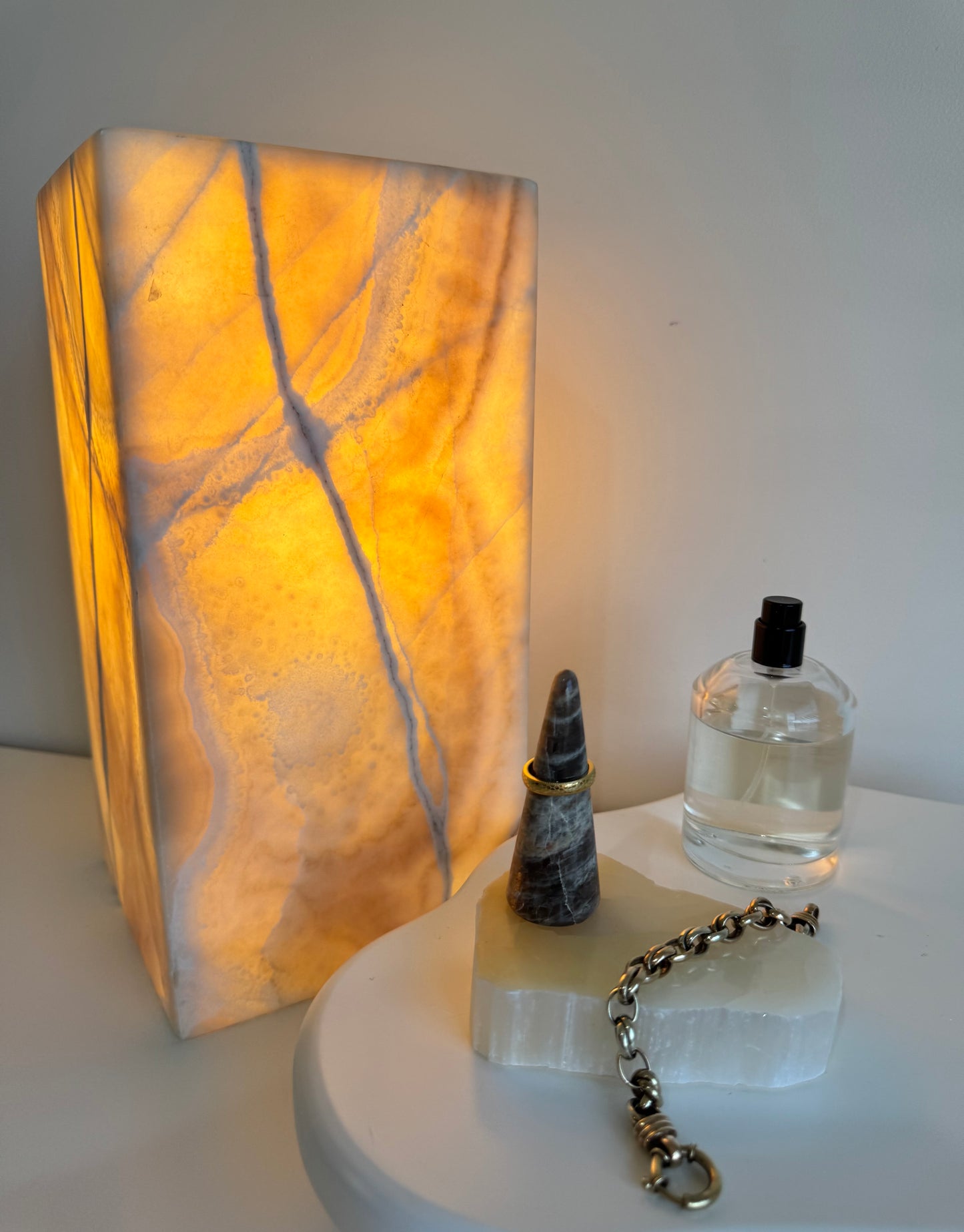 Caramel Calcite Lamp