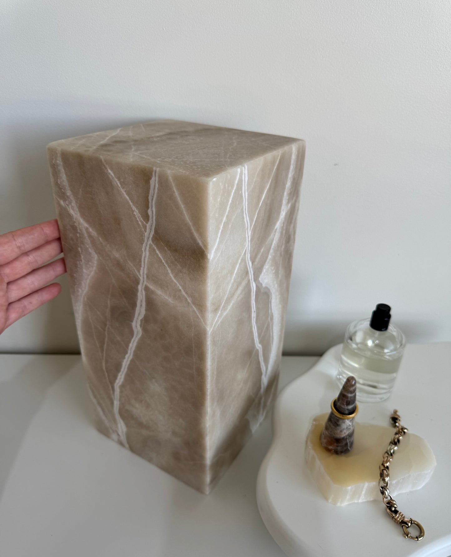 Caramel Calcite Lamp