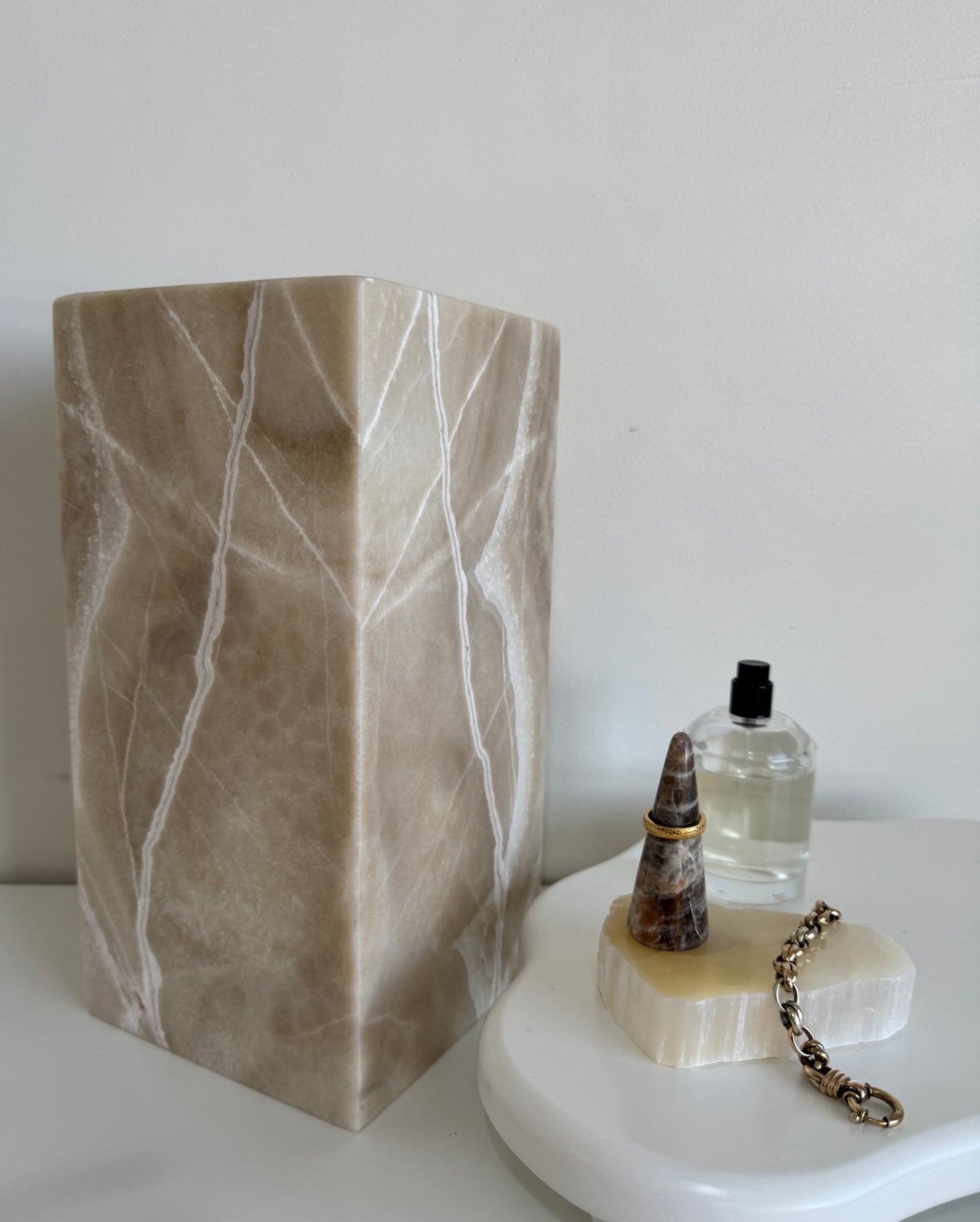 Caramel Calcite Lamp