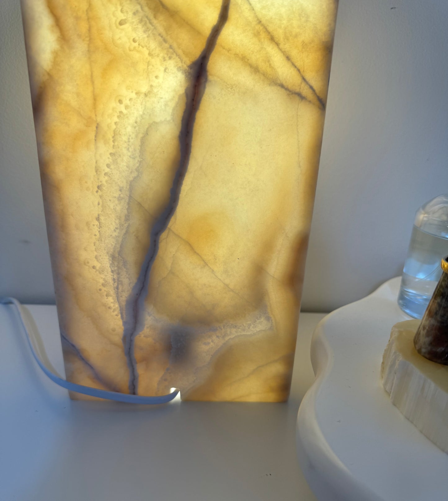 Caramel Calcite Lamp