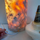Calcite Lamp - Cherry Blossom