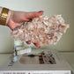 Pink Himalayan Quartz Cluster
