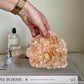 Pink Himalayan Quartz Cluster